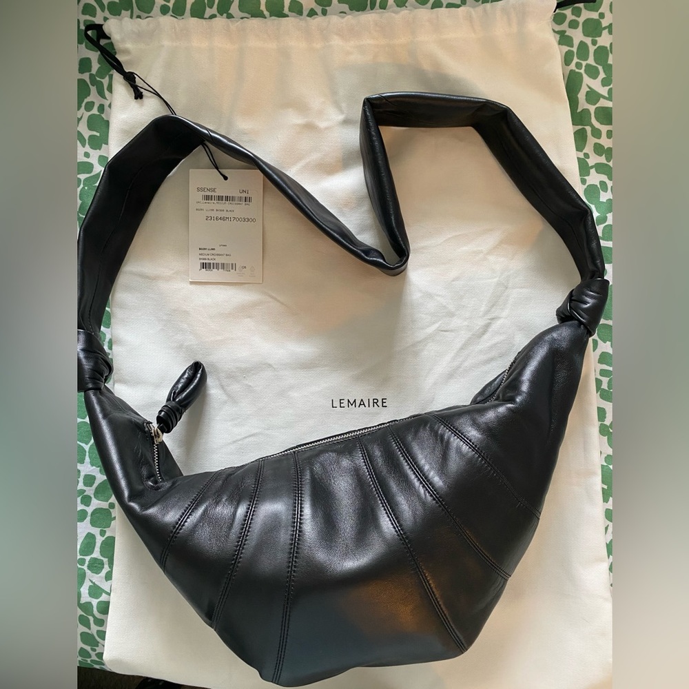 Lemaire Black Medium Croissant